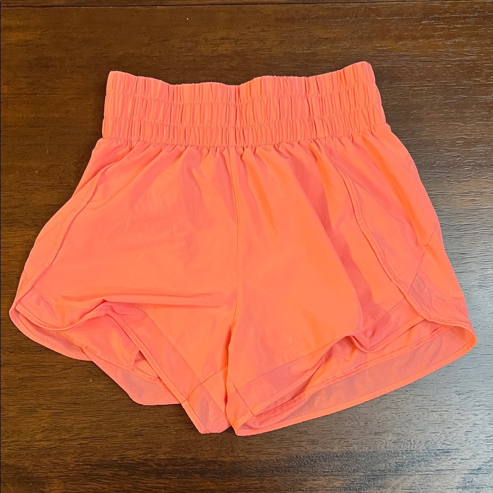 Athleta Women's Vibrant Orange Athletic Shorts